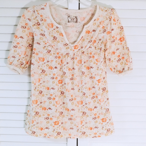 Floral 3/4 Sleeve Top - Picture 9 of 9